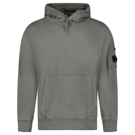 CP Company Pocket Lens Diagonal Emerized Hoodie Gunmetal - Boinclo - Outlet Sale Under Retail