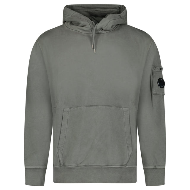 CP Company Pocket Lens Diagonal Emerized Hoodie Gunmetal - Boinclo - Outlet Sale Under Retail