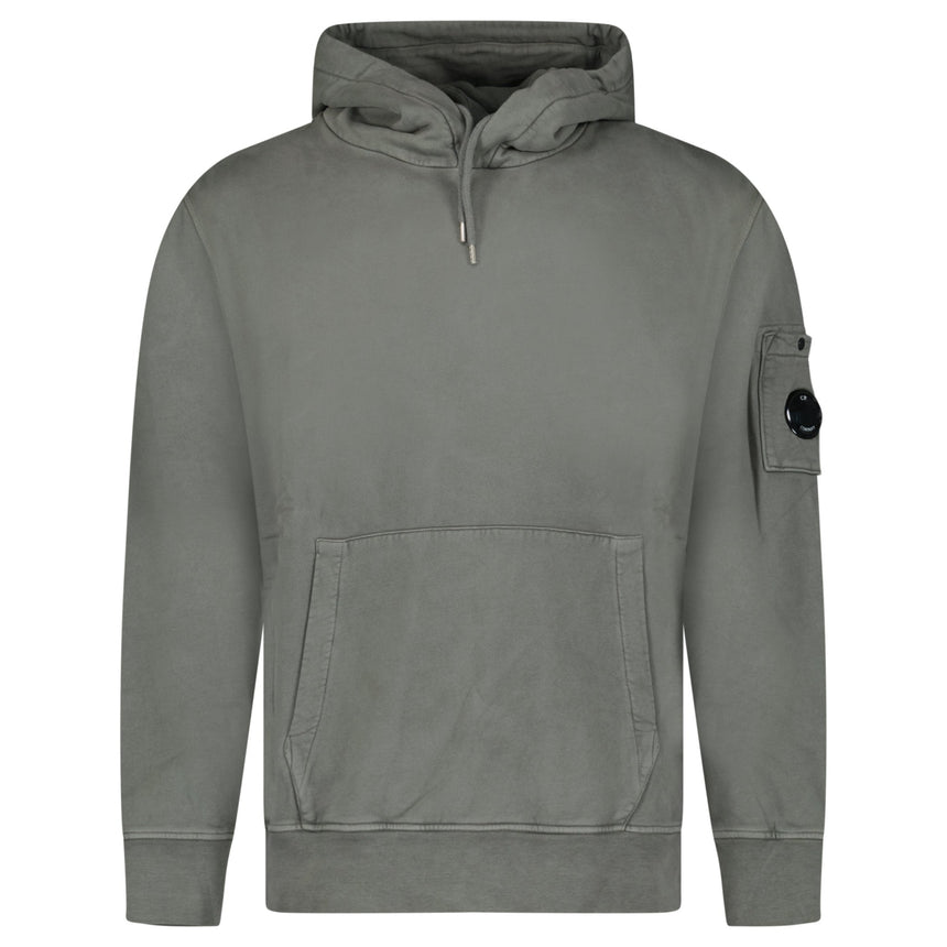 CP Company Pocket Lens Diagonal Emerized Hoodie Gunmetal - Boinclo - Outlet Sale Under Retail