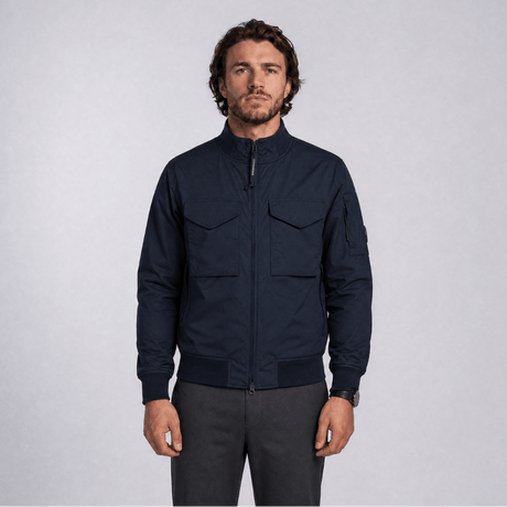CP Company Pro - Tek Bomber Lens Jacket in Navy - Boinclo - Outlet Sale Under Retail