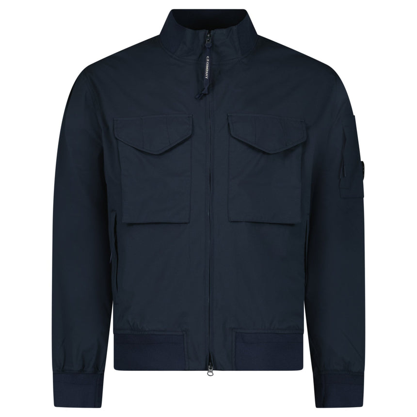 CP Company Pro - Tek Bomber Lens Jacket in Navy - Boinclo - Outlet Sale Under Retail