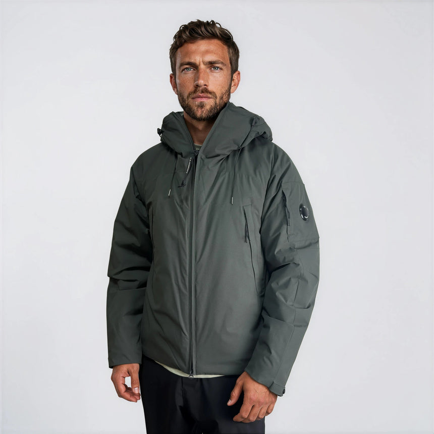 CP Company Pro - Tek Padded Lens Jacket in Dark Shadow - Boinclo - Outlet Sale Under Retail