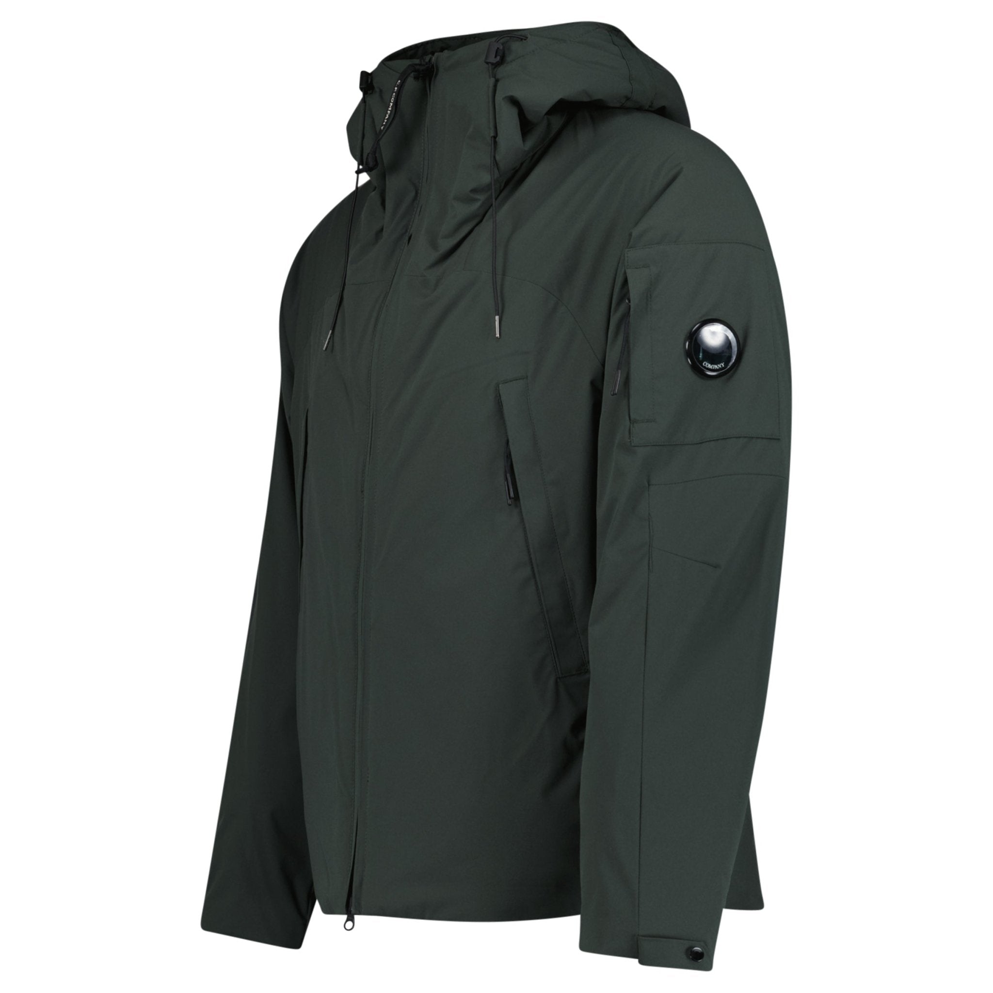 CP Company Pro-Tek Padded Lens Jacket in Dark Shadow - Outlet Sale