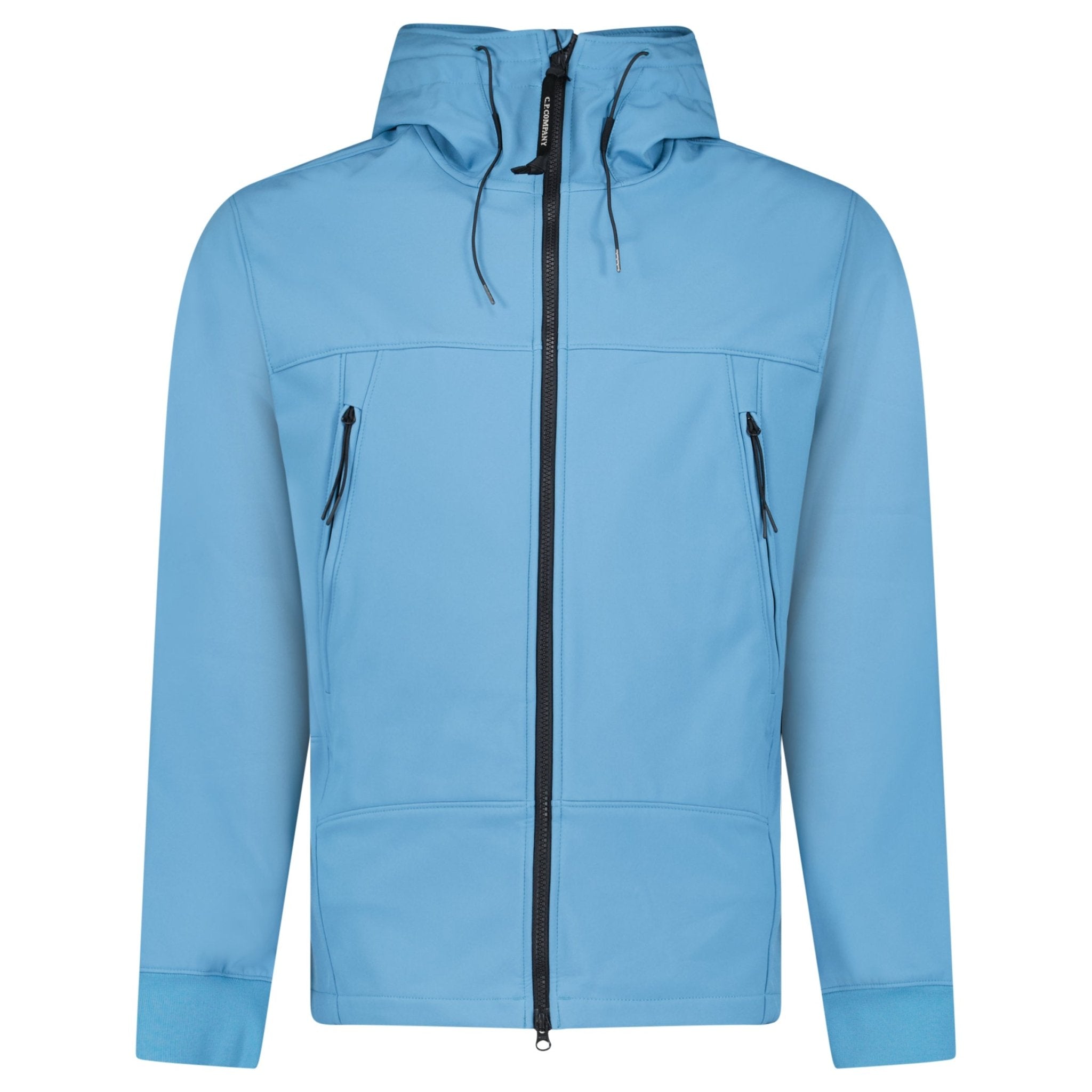 Color variation of CP Company Shell-R Fleece Goggle Jacket Aegean Blue