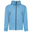 CP Company Shell - R Fleece Goggle Jacket Aegean Blue - Boinclo - Outlet Sale Under Retail