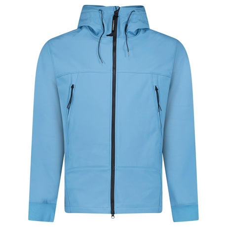 CP Company Shell - R Fleece Goggle Jacket Aegean Blue - Boinclo - Outlet Sale Under Retail