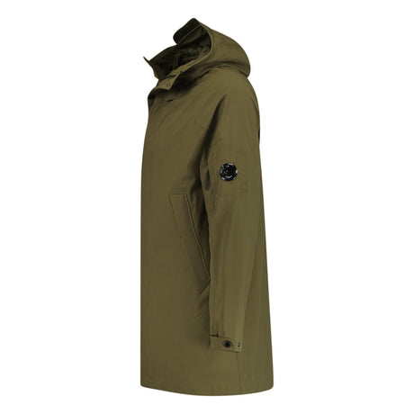 CP Company Shell - R Lens Long Jacket Khaki - Boinclo ltd - Outlet Sale Under Retail