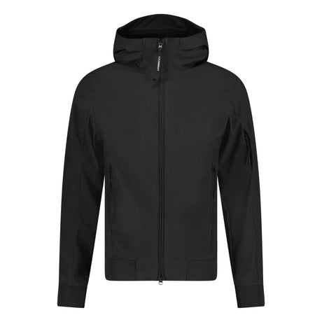 CP Company Softshell Arm Lens Jacket Black - Boinclo - Outlet Sale Under Retail