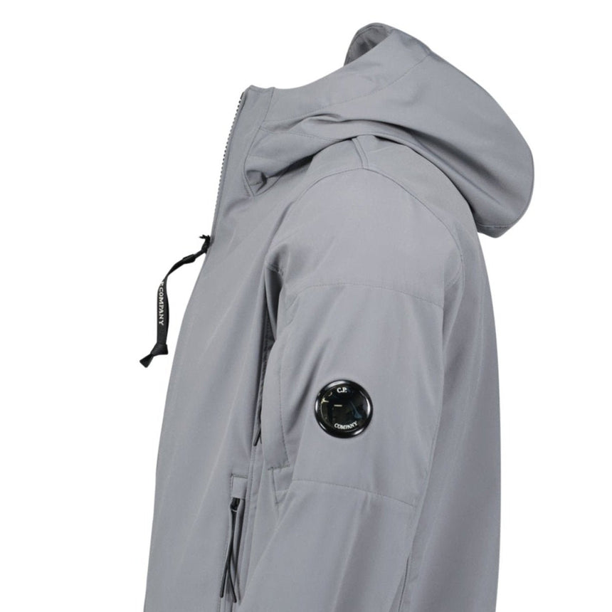 CP Company Softshell Arm Lens Jacket Grey - Boinclo - Outlet Sale Under Retail