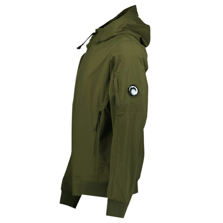 CP Company Softshell Arm Lens Jacket Khaki - Boinclo ltd - Outlet Sale Under Retail