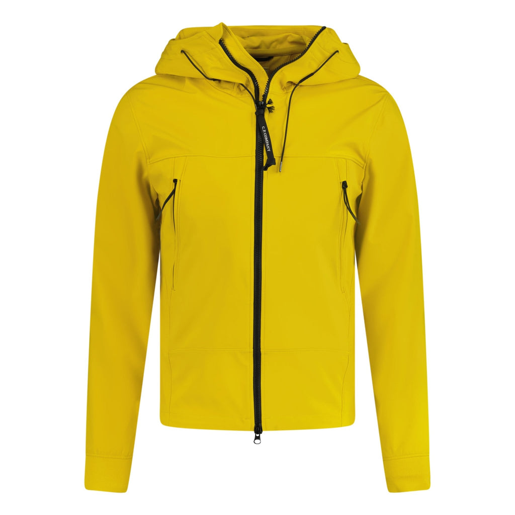 CP Company Softshell Goggled Hood Jacket Yellow - Boinclo ltd - Outlet Sale Under Retail