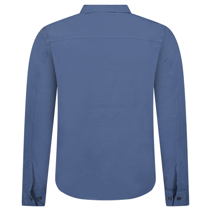 C.P. Company Solid Colour Shirt in Blue - Boinclo - Outlet Sale Under Retail
