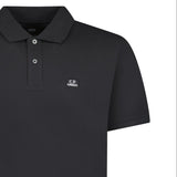 CP Company Stretch Piquet Short Sleeve Polo in Black - Boinclo - Outlet Sale Under Retail