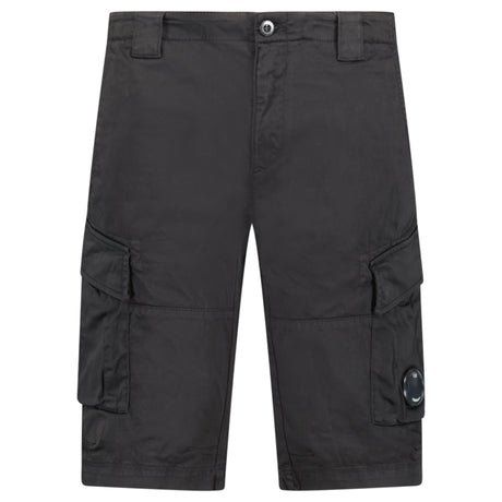 CP Company Stretch Sateen Cargo Lens Shorts in Black - Boinclo - Outlet Sale Under Retail