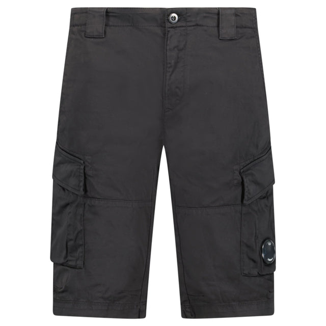 CP Company Stretch Sateen Cargo Lens Shorts in Black - Boinclo - Outlet Sale Under Retail