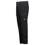 CP Company Stretch Sateen Ergonomic Lens Double Cargo Pants in Black - Boinclo - Outlet Sale Under Retail