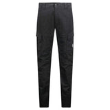 CP Company Stretch Sateen Ergonomic Lens Double Cargo Pants in Black - Boinclo - Outlet Sale Under Retail