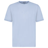 CP Company Tacting Embroidery Logo Polo T-Shirt Cerulean Blue - Boinclo - Outlet Sale Under Retail
