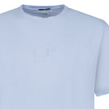 CP Company Tacting Embroidery Logo Polo T-Shirt Cerulean Blue - Boinclo - Outlet Sale Under Retail