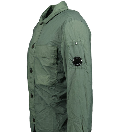 CP Company 'Taylon L' Chrome Lens Overshirt Jacket Green - Boinclo - Outlet Sale Under Retail