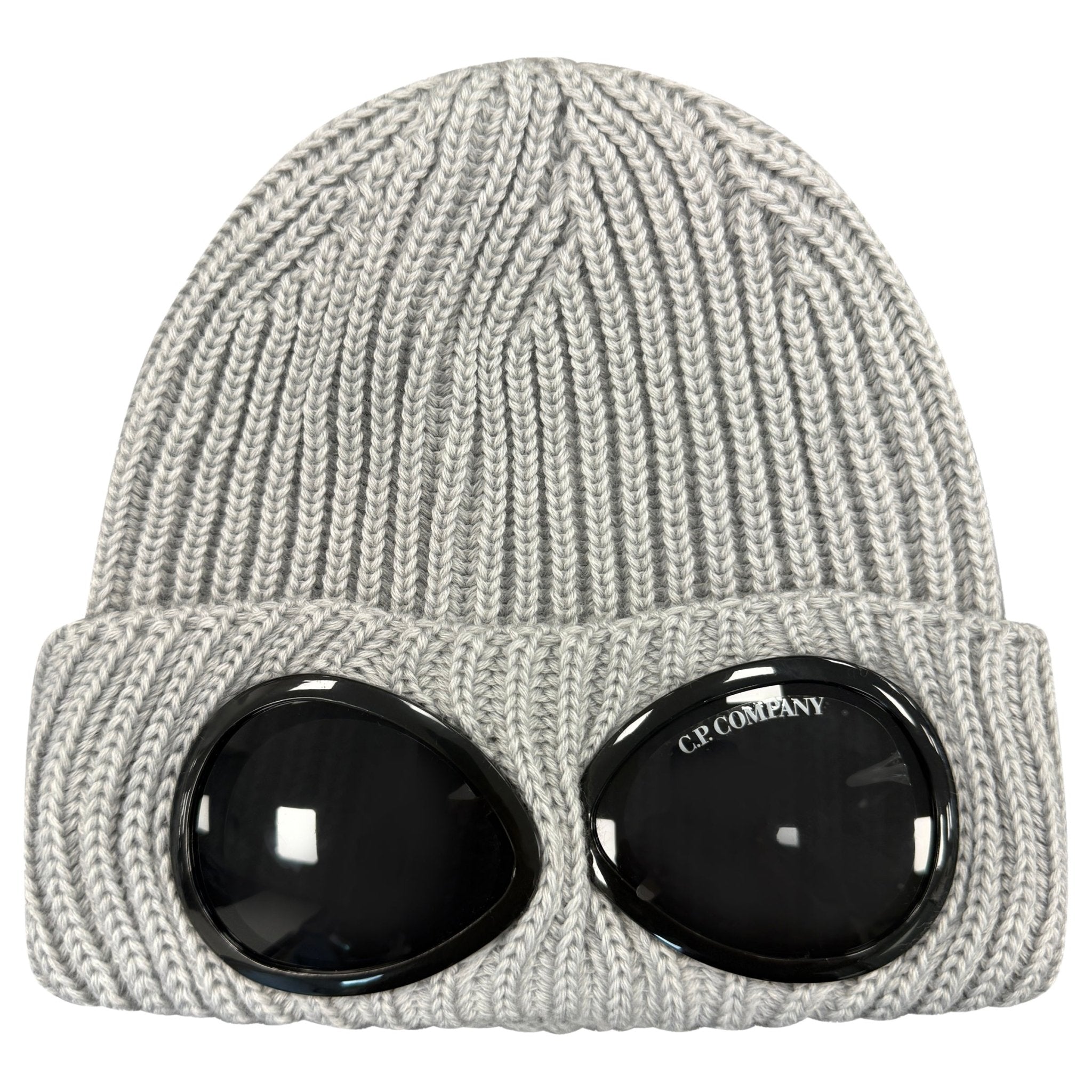 Color variation of CP Company Wool Goggle Beanie Moon Melange Grey