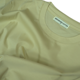 Plain Label Mercerized Cotton T-Shirt Yellow