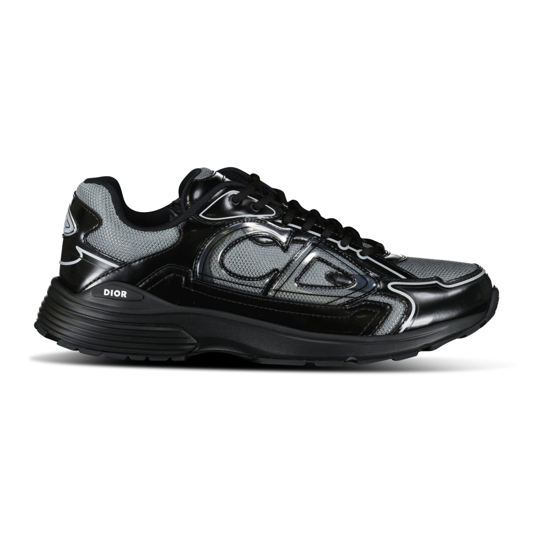 Color variation of Dior B30 Countdown Sneaker in Light Grey & Black