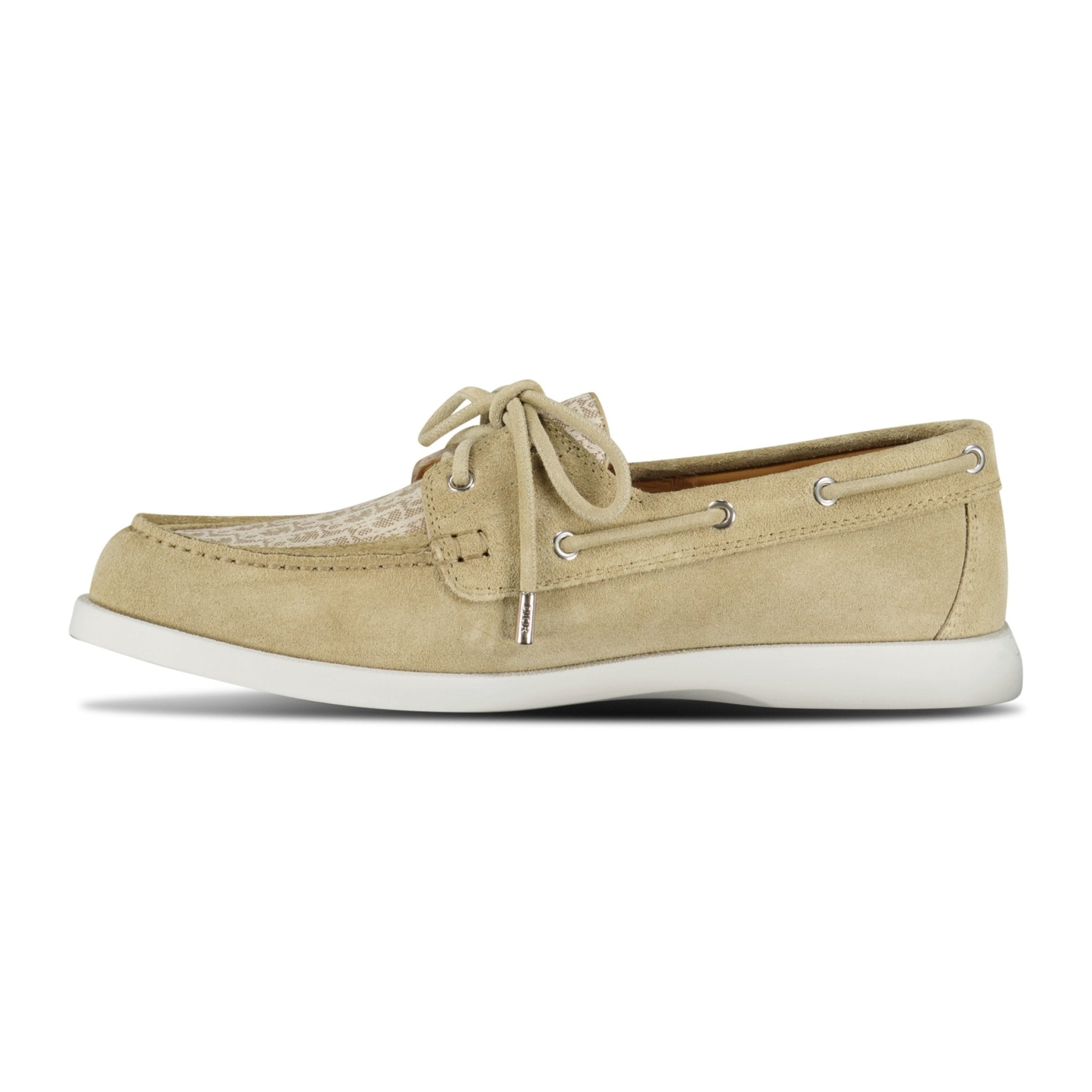 Dior Granville Boat Shoe Beige Suede - Outlet Sale Under Retail