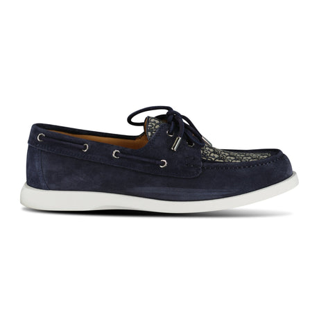 Dior Granville Boat Shoe Navy & Beige Suede - Boinclo ltd - Outlet Sale Under Retail