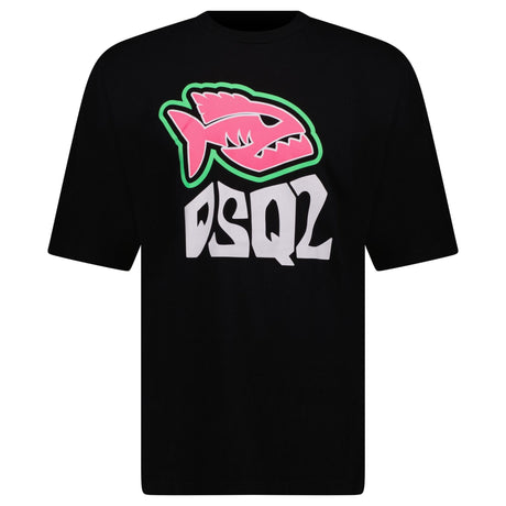DSquared2 Logo T-Shirt Black - Boinclo - Outlet Sale Under Retail