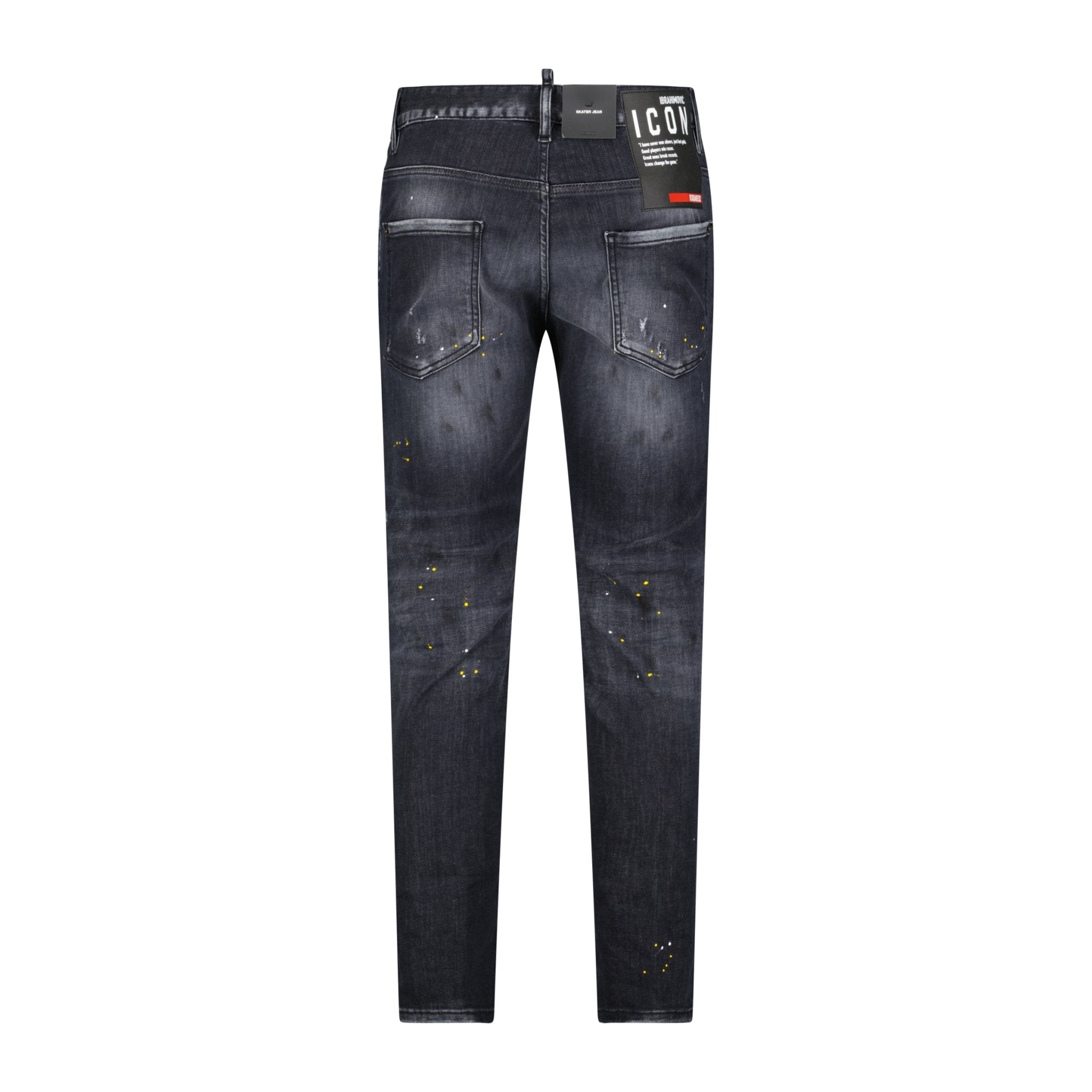 DSquared2 'Skater' Ibrahmovic Slim Fit Jeans Black - Outlet Sale