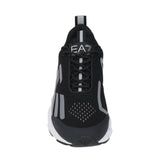 EA7 Emporio Armani Ultimate C2 Kombat Running Sneaker with Ultralight Sole in Black and Silver - Boinclo - Outlet Sale Under Retail