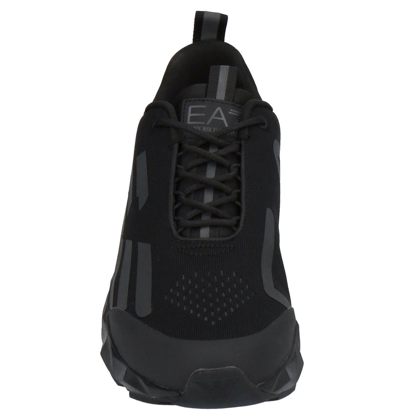 EA7 Emporio Armani Ultimate C2 Kombat Running Sneaker with Ultralight Sole in Black - Boinclo - Outlet Sale Under Retail