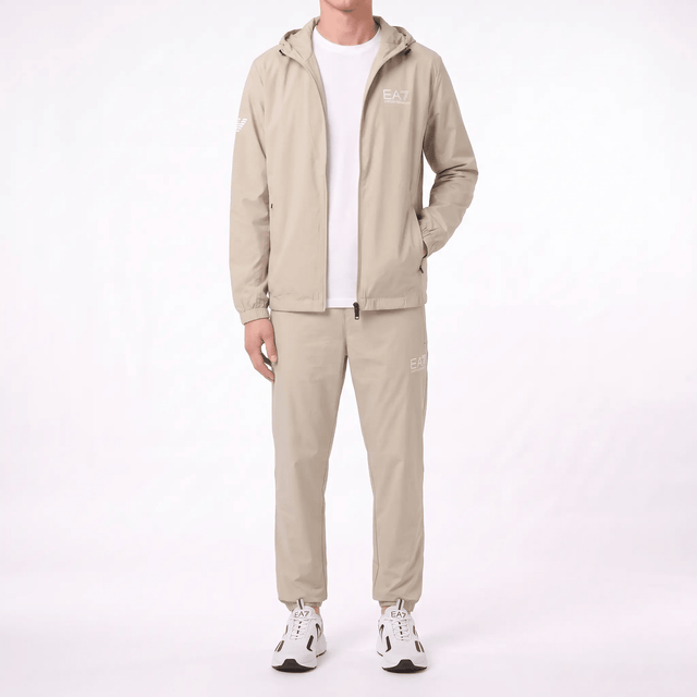 EA7 Emporio Armani Woven Tracksuit in Oxford Tan - Boinclo - Outlet Sale Under Retail