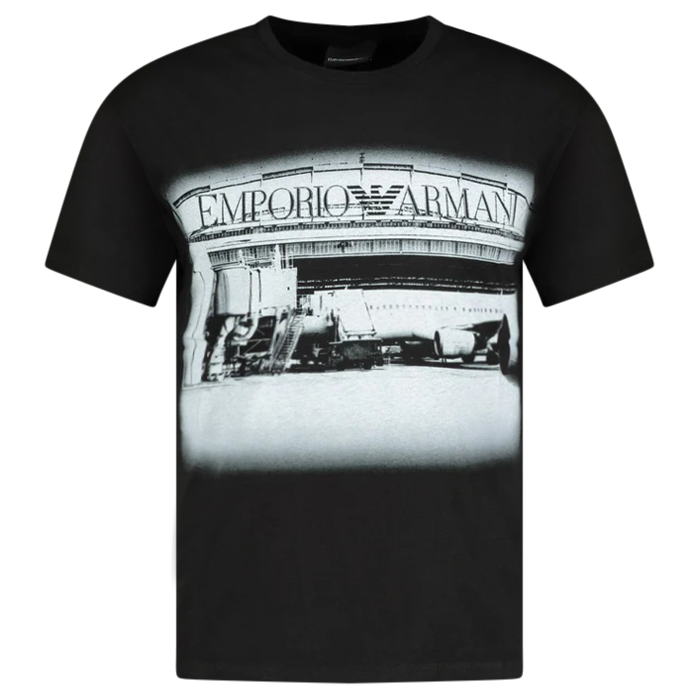 Emporio Armani Boarding Capsule Collection Black T Shirt Outlet Sale Always Under Retail Boinclo