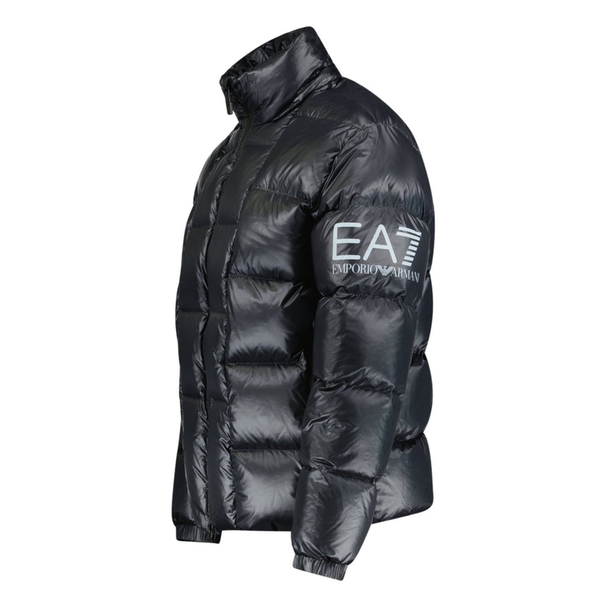 Emporio Armani Down Padded Detachable Hood Puffer Jacket Black - Boinclo ltd - Outlet Sale Under Retail