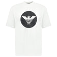 Emporio Armani Eagle Logo Cotton T-Shirt White - Boinclo - Outlet Sale Under Retail