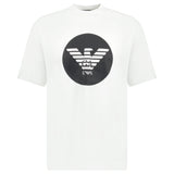 Emporio Armani Eagle Logo Cotton T-Shirt White - Boinclo - Outlet Sale Under Retail