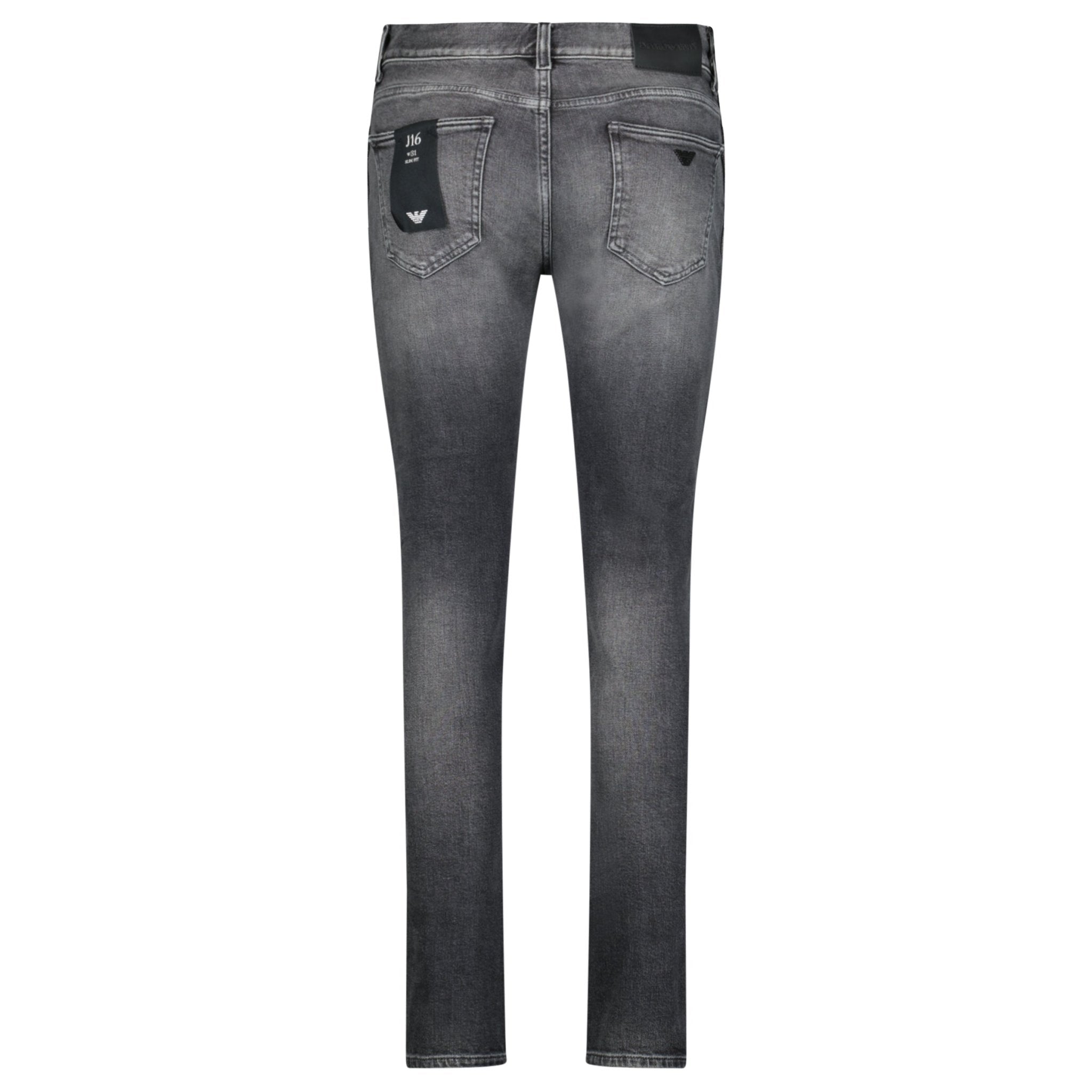Emporio Armani Emporio Armani J16 Slim-Cut Stonewashed Jeans