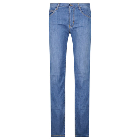 Emporio Armani J45 Regular Fit 5 Pocket Jeans Blue - Boinclo - Outlet Sale Under Retail