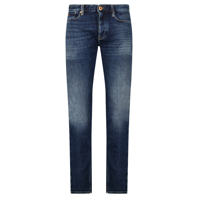Emporio Armani J75 Slim Fit 5 Pocket Jeans Dark Blue - Boinclo - Outlet Sale Under Retail