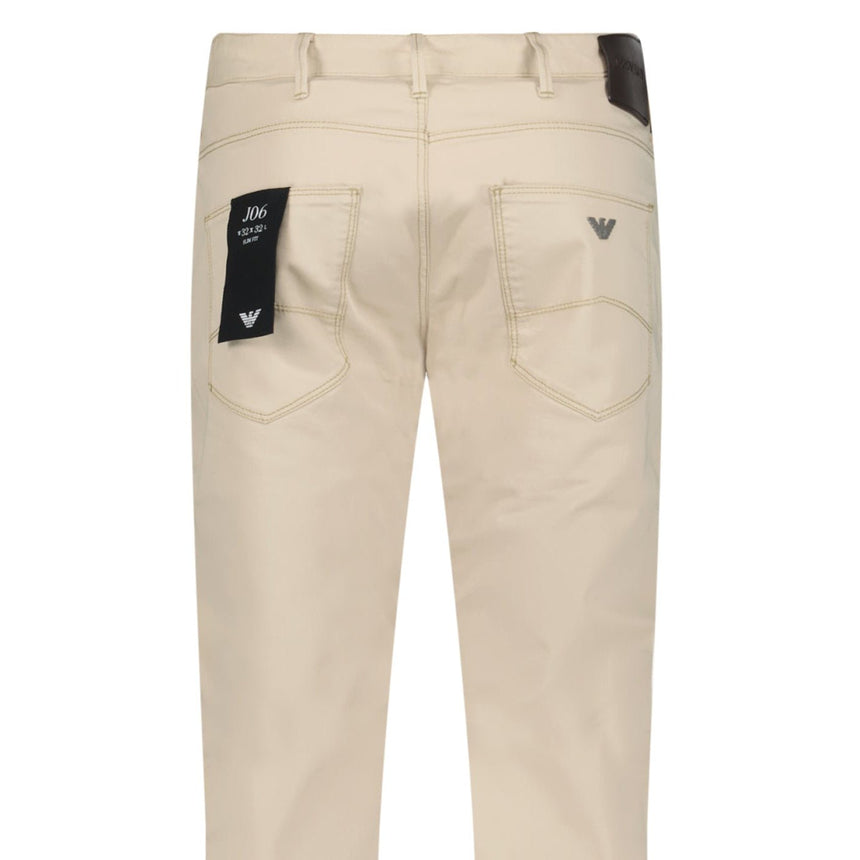 Emporio Armani J06 Slim Fit Jeans in Beige - Boinclo - Outlet Sale Under Retail