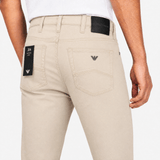 Emporio Armani J06 Slim Fit Jeans in Beige - Boinclo - Outlet Sale Under Retail
