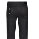 Emporio Armani J21 Regular Fit Jeans in Black - Boinclo - Outlet Sale Under Retail