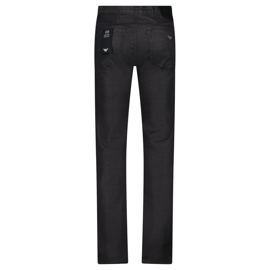 Emporio Armani J21 Regular Fit Jeans in Black - Boinclo - Outlet Sale Under Retail