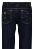 Emporio Armani J21 Regular Fit Jeans in Dark Blue - Boinclo - Outlet Sale Under Retail