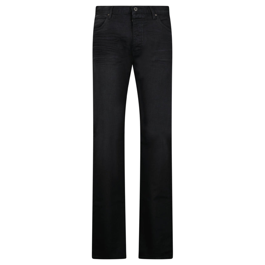 Emporio Armani J21 Regular Fit Jeans in Washed Black - Boinclo - Outlet Sale Under Retail