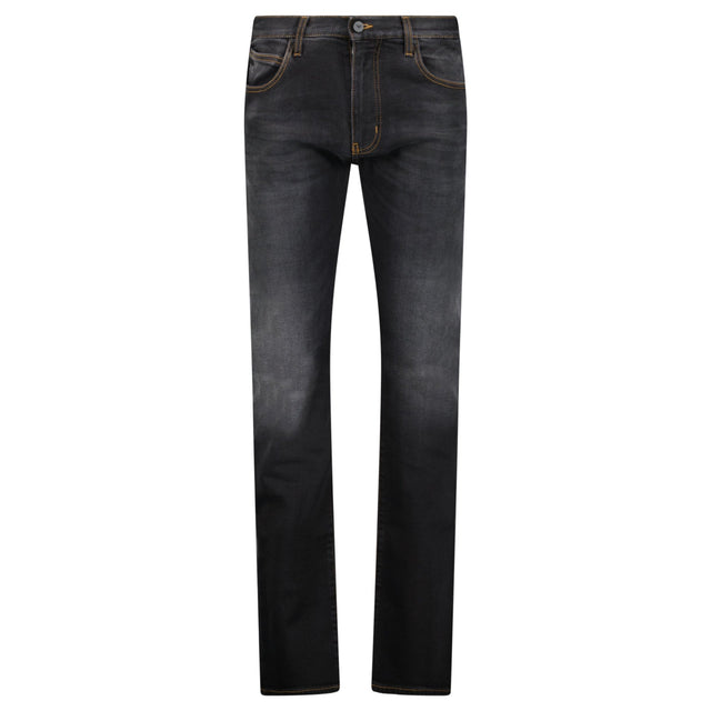 Emporio Armani J45 Regular Fit Jeans in Black - Boinclo - Outlet Sale Under Retail