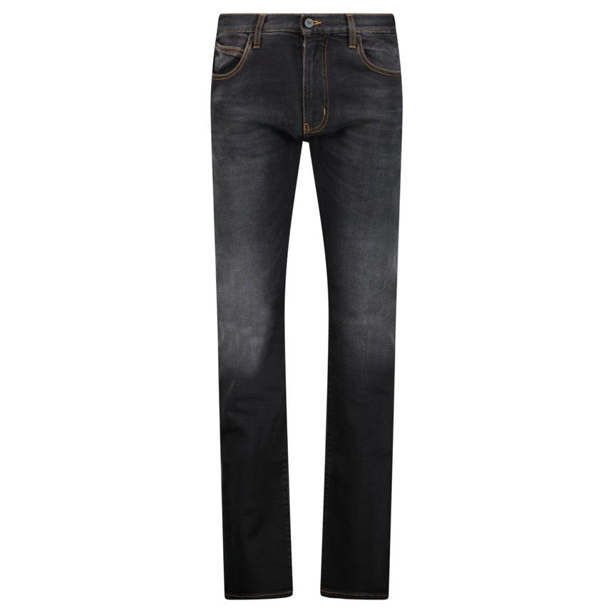 Emporio Armani J45 Regular Fit Jeans in Black - Boinclo - Outlet Sale Under Retail