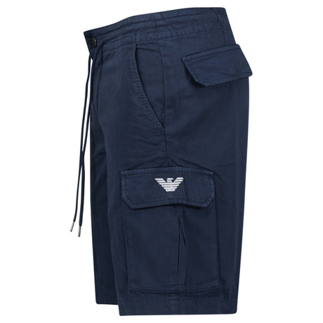 Emporio Armani Logo Bermuda Shorts in Navy - Boinclo - Outlet Sale Under Retail